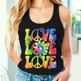 Groovy Tie Dye Love Retro 70'S Hippie Vintage 70S Costume Women Tank Top Gifts for Her