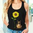 Guten Morgen Sonne Deutsch Schäferhund Mama Papa Tank Top Frauen Geschenke für Sie