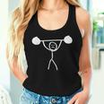 Gym Fitness Stickman Weight Lifting Squat Women Women Tank Top Gifts for Her