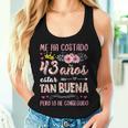Me Ha Costado 43 Años Estar Tan Buena Cumpleaños 43 Camiseta sin mangas para mujer Regalos para ella