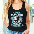 Handballer Handballer Cool Girls Play Handball Tank Top Frauen Geschenke für Sie