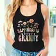 Happiness Is Being A Granny Floral Granny Mother's Day Women Tank Top Gifts for Her