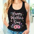 Happy Mother's Day With Floral Graphic Cute Women Tank Top Gifts for Her