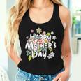 Happy Mother's Day Floral Mom Mommy Grandma 2024 Women Tank Top Gifts for Her