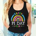 Happy Pi Day 2024 Rainbow Math Lover Teacher Geek Student Women Tank Top Gifts for Her