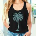 Hawaiian Beach Summer Tropical Vacation Palm Tree Women Tank Top Gifts for Her