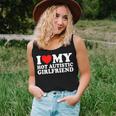 Heart Autistic Girlfriend I Love My Hot Autistic Girlfriend Women Tank Top Gifts for Her