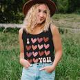 I Heart Love You Valentine Couple Matching Kid Women Tank Top Gifts for Her