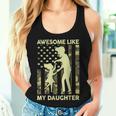 Herren Lustigesatertagsgeschenk Für Papa Witz Awesome Like My Daughter Tank Top Frauen Geschenke für Sie