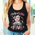 Holy Cow I'm Five 5 Years Old 5Th Birthday Girl Outfit Women Tank Top Gifts for Her