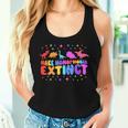 Make Homophobia Extinct Dinosaur Trex Rainbow Lgbt Gay Pride Women Tank Top Gifts for Her