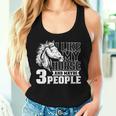 I Like Horses And Maybe 3 People Lover Rider Horse Riding Women Tank Top Gifts for Her