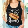 Hot Dog Queen Food Lover Sausage Party Graphic Women Tank Top Gifts for Her
