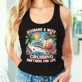 Husband And Wife Cruising Partners For Life Honeymoon Cruise Women Tank Top Gifts for Her