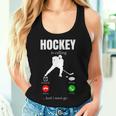 Ice Hockey Youth Puck Hockeyplayer Player Men Women Tank Top Gifts for Her