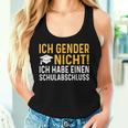 Ich Gender Nicht Ich Habe Einen Schulabschluss Women's Tank Top Frauen Geschenke für Sie