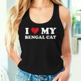 Ich Liebe Papa Mama Ich Liebe Bengal Cat Tank Top Frauen Geschenke für Sie