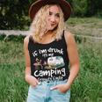 If I'm Drunk It's My Camping Friend's Fault Flamingo Women Tank Top Gifts for Her