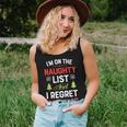 I'm On The Naughty List Christmas Xmas Women Tank Top Gifts for Her