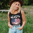 I'm A Proud Navy Sister With American Flag Veteran Women Tank Top Gifts for Her