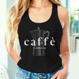 Italian Café Il Caffè È Vita Coffee Is Life Barista Latte 2 Women Tank Top Gifts for Her