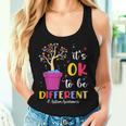 It's Ok To Be Different Plant Pot Autism Awareness Women Tank Top Gifts for Her