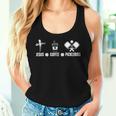 Jesus Coffee Pickleball Christian Pickleball Lovers Women Tank Top Gifts for Her