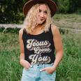 Jesus Loves You Retro Religious Christian Women Tank Top Gifts for Her