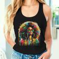 Junenth Black Queen Afro African Melanin Dripping Women Tank Top Gifts for Her