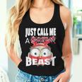 Just Call A Christmas Beast With Cute Little Owl Women Tank Top Gifts for Her