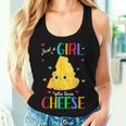 Just A Girl Who Loves Cheese Cheese Women Tank Top Gifts for Her