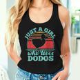 Just A Girl Who Loves Dodos Vintage 80S Style Women Women Tank Top Gifts for Her