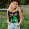 Just A Girl Who Loves Tractors Farm Lifestyle Lover Girls Women Tank Top Gifts for Her