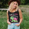 Just A Girl Who Loves Turtles Ocean Animal Cute Sea Turtle Women Tank Top Gifts for Her