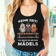 Keine Zeit Ich Muss Zu Meinen Mädels Chicken Tank Top Frauen Geschenke für Sie