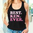 Ken Name Best Ken Ever Vintage Groovy Women Tank Top Gifts for Her