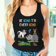 Be Kind To Every Kind Animal Lover Women Tank Top Gifts for Her