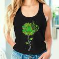 Be Kind To Your Mind Leopard Sunflower Mental Health Matters Women Tank Top Gifts for Her