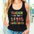 Kindergarten Prek Teacher Of Tiny Superheroes Back To School Women Tank Top Gifts for Her