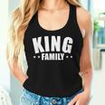King Last Name Family Matching Party Women Tank Top Gifts for Her
