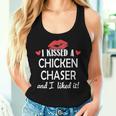 I Kissed A Chicken Chaser Married Dating Anniversary Women Tank Top Gifts for Her