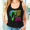 Lacrosse Never Underestimate A Girl Who Plays Lacrosse Women Tank Top Gifts for Her