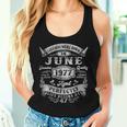 Legend Born In June 1977 Vintage 47Th Birthday Dad Women Women Tank Top Gifts for Her