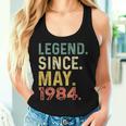 Legend Since May 1984 Vintage 40Th Birthday Women Women Tank Top Gifts for Her