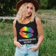 Lgbt Rainbow Kiss Whoever The Fuck You Want Women Tank Top Gifts for Her