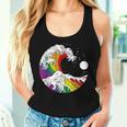 Lgbtq Pride Rainbow Flag Queer Gay Japanese Great Wave Women Tank Top Gifts for Her