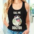 Llámame Doctor Phd Llama Llama Graduación Doctor Camiseta sin mangas para mujer Regalos para ella