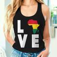 Love Africa Map Afrikan Pride African Diaspora Ancestry Ryg Women Tank Top Gifts for Her