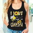 I Love Being A Grandma Sunflower Bee Lover Mother's Day Cute Women Tank Top Gifts for Her