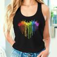 I Love You Hand Sign Rainbow Heart Asl Gay Pride Lgbt Women Tank Top Gifts for Her